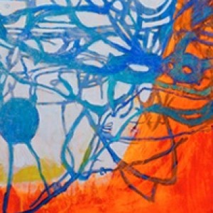 Farben der Sch�pfung III, Acryl auf Leinwand, 70 x 70 cm, 2025
