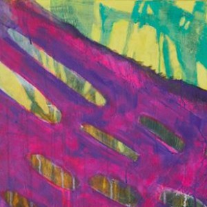 Werden & Vergehen I, Acryl auf Leinwand, 100 x 155 cm, 2020